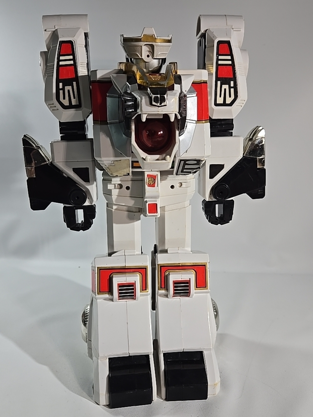 Power Rangers White Tigerzord Robot Action Figure - Kids Toys
